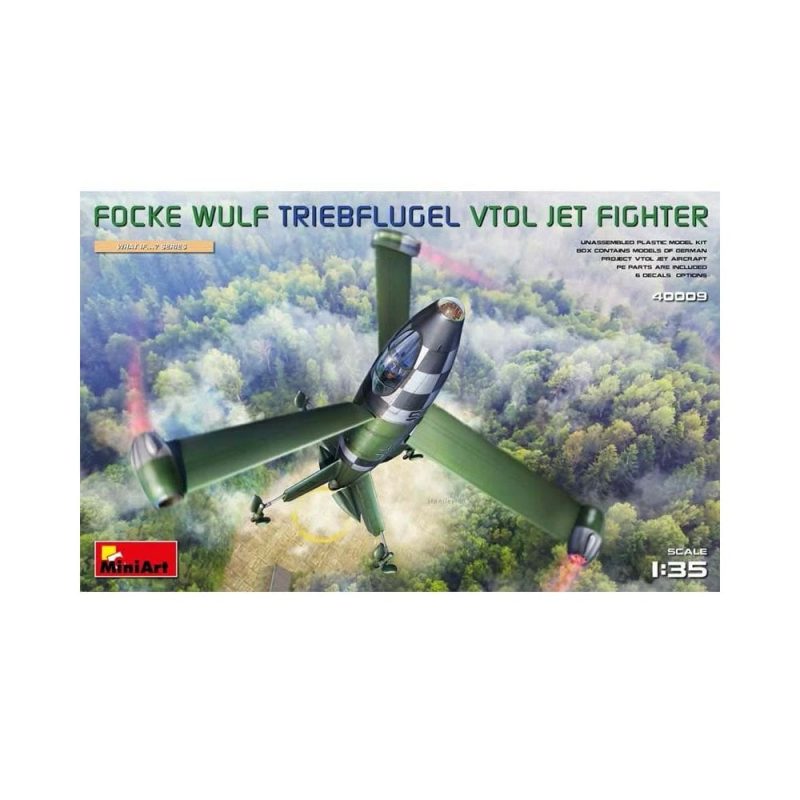 Miniart Focke-Wulf VTOL Triebflugel Jet Fighter (1/35) 40009