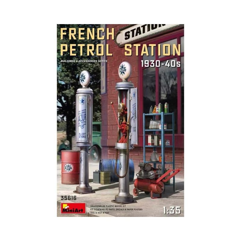 Miniart French Petrol Station 1930-10940s (1/35) 35616