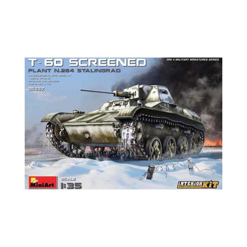 Miniart T-60 Screened Plant 264 Stalingrad (IntKit) (1/35) 35237