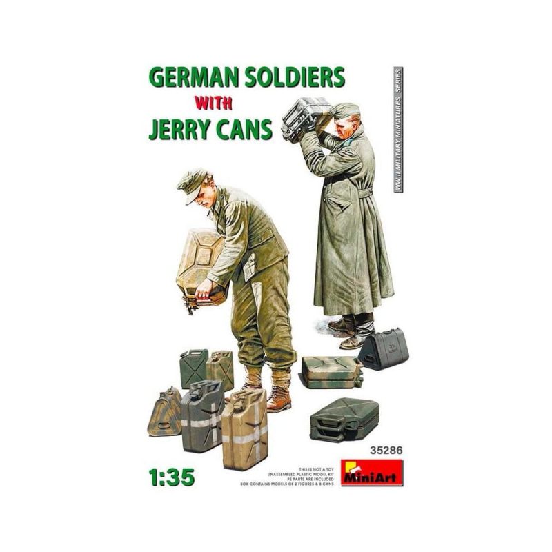 Miniart German Soldiers w/ Jerry Cans (1/35) 35286