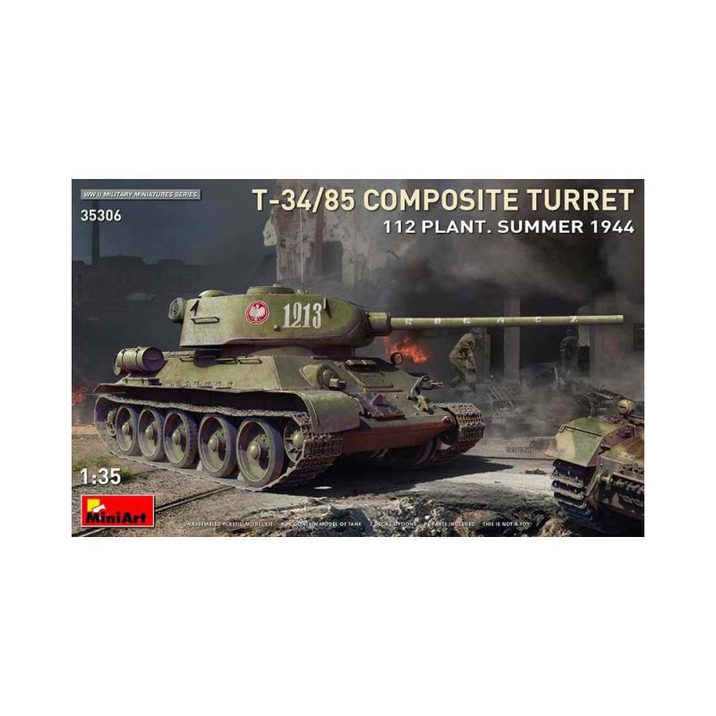 Miniart T-34-85 1944 Composite Turret. 112 Plant (1/35) 35306