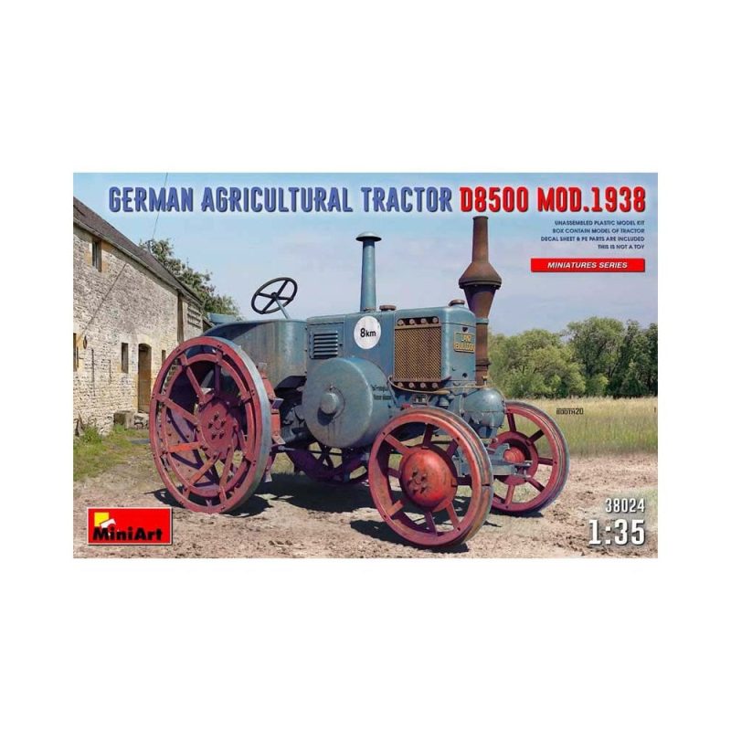 Miniart German D8500 Mod 1938 Agricultural Tractor (1/35) 38024 Miniart German D8500 Mod 1938 Agricultural Tractor (1/35) 38024
