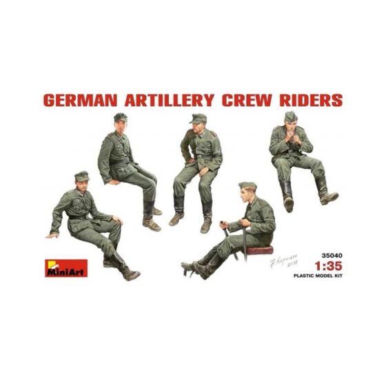 Miniart German Artillery Crew Riders (1/35) 35040 Miniart German Artillery Crew Riders (1/35) 35040