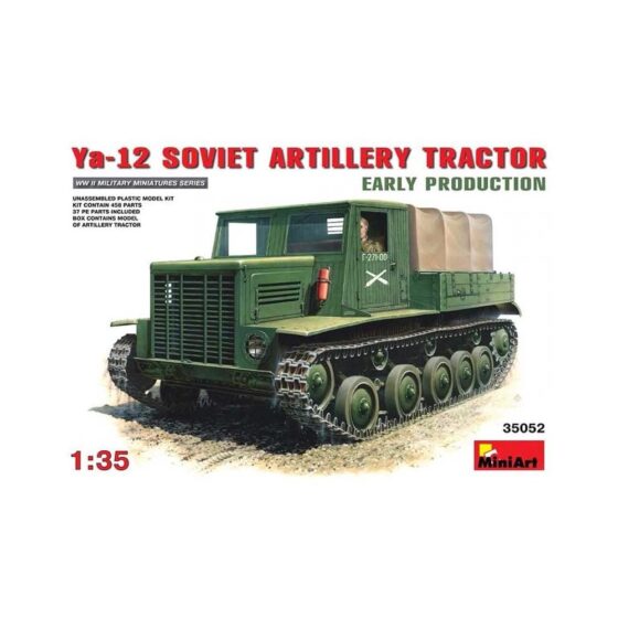 Miniart Soviet Ya-12 Artillery Tractor (1/35) 35052 Miniart Soviet Ya-12 Artillery Tractor (1/35) 35052
