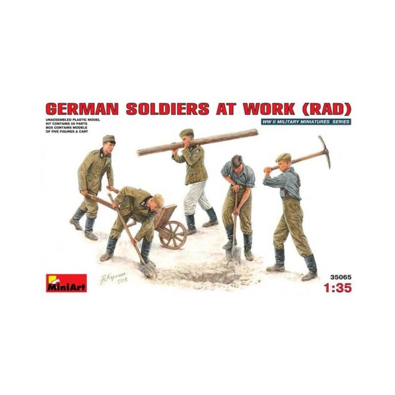 Miniart German Soldiers at Work (1/35) 35065