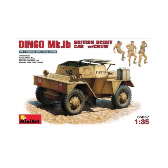 Miniart Dingo Mk.1b British Scout Car with (1/35) 35067 Miniart Dingo Mk.1b British Scout Car with (1/35) 35067