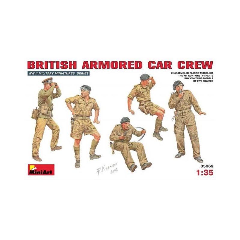 Miniart British Armoured Car Crew (1/35) 35069 Miniart British Armoured Car Crew (1/35) 35069