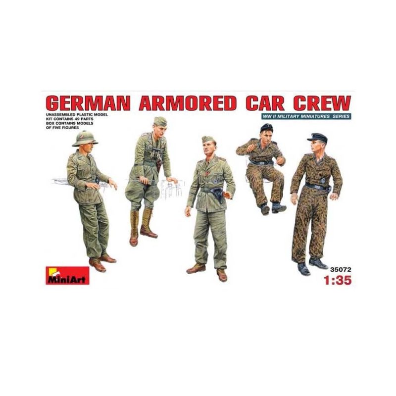 Miniart German Armoured Car Crew (1/35) 35072