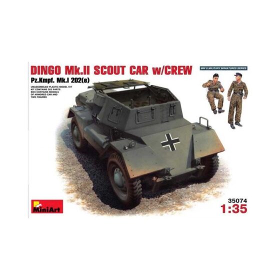 Miniart Dingo Mk.II Pz.Kpfw.MkI 202(e) (1/35) 35074 Miniart Dingo Mk.II Pz.Kpfw.MkI 202(e) (1/35) 35074