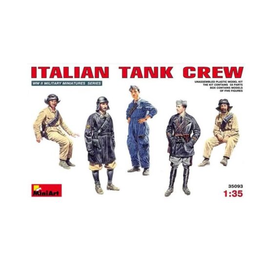 Miniart Italian Tank Crew (1/35) 35093 Miniart Italian Tank Crew (1/35) 35093