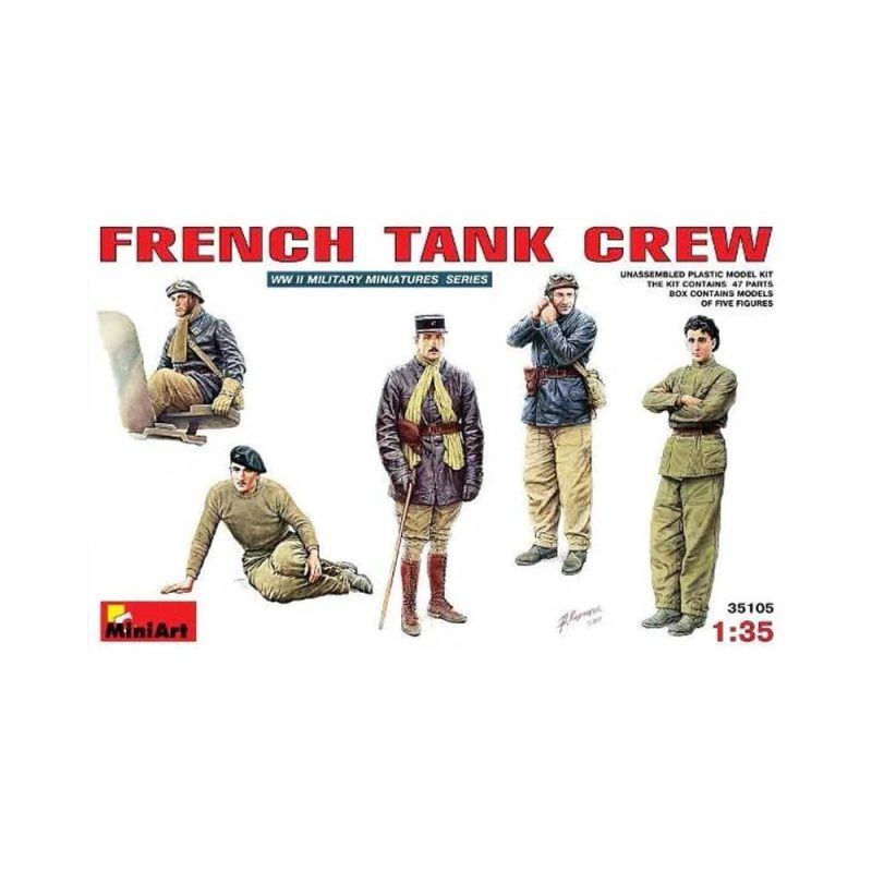 Miniart French Tank Crew (1/35) 35105