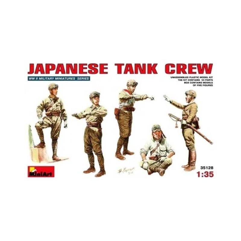 Miniart Japanese Tank Crew (1/35) 35128