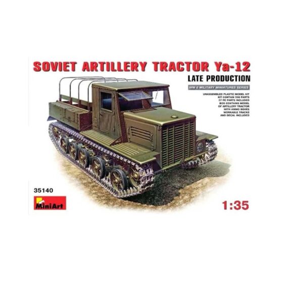 Miniart Ya-12 Soviet Artillery Tractor (1/35) 35140 Miniart Ya-12 Soviet Artillery Tractor (1/35) 35140