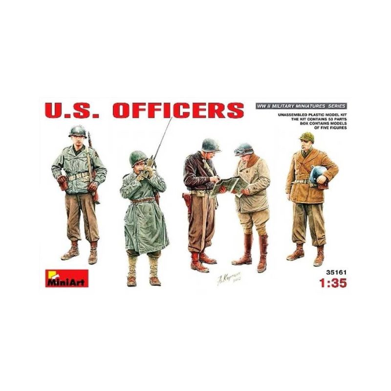 Miniart US Officers (1/35) 35161
