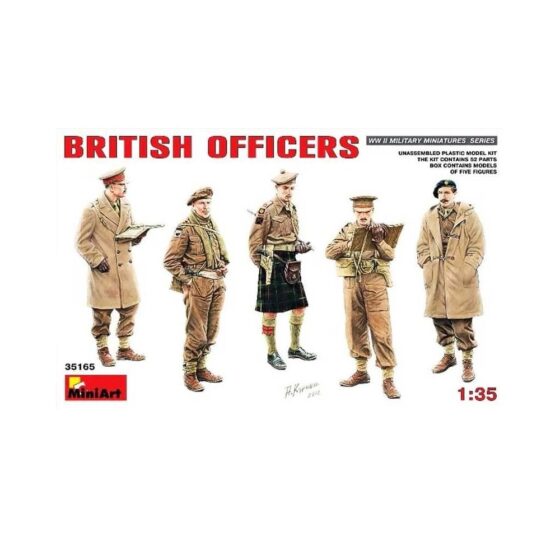Miniart British Officers (1/35) 35165 Miniart British Officers (1/35) 35165