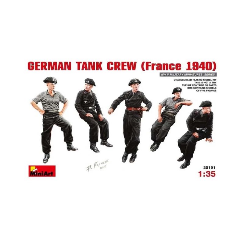 Miniart German Tank Crew (France 1940) (1/35) 35191