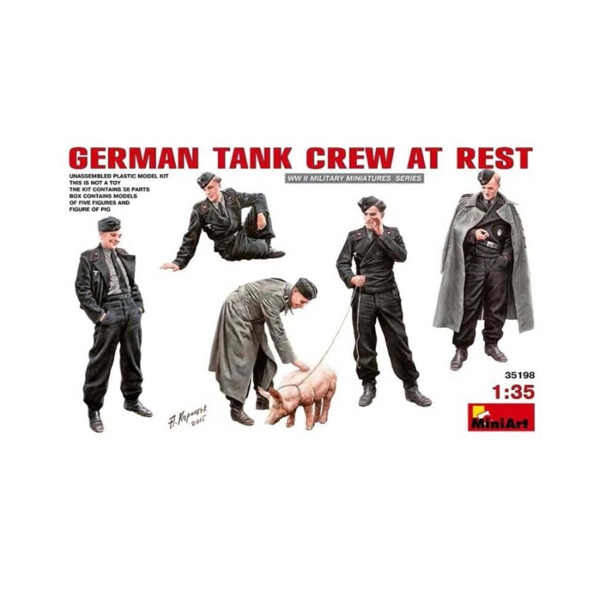 MiniArt 1:35 German Soldiers Carrying Ammo Boxes – Ultra-Detailed WWII Model Kit For Collectors - View #6