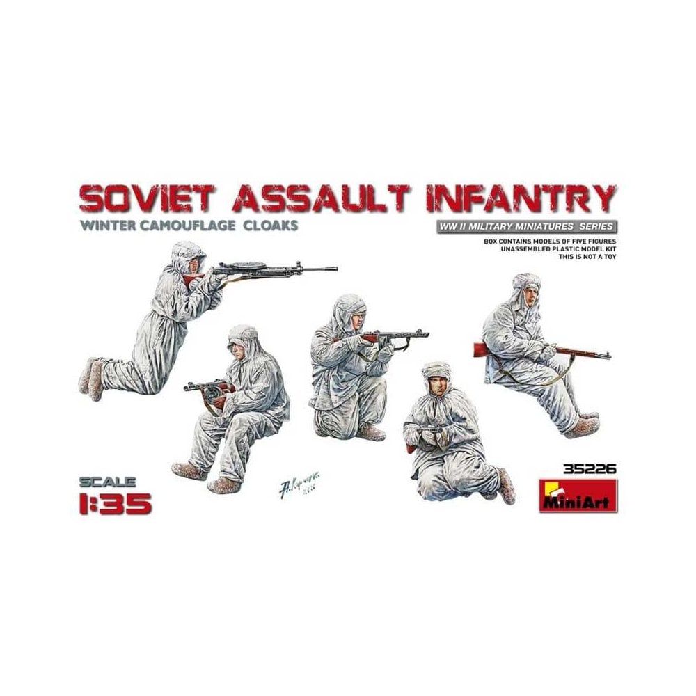 Miniart Soviet Assault Infantry (1/35) 35226 Miniart Soviet Assault Infantry (1/35) 35226