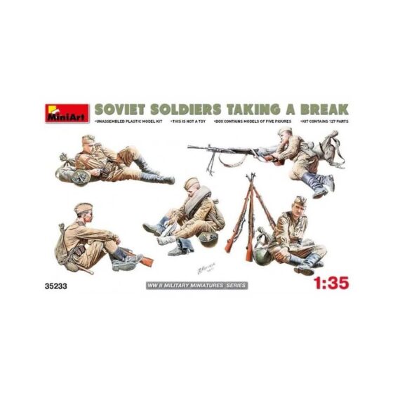Miniart Soviet Soldiers Taking a Break (1/35) 35233 Miniart Soviet Soldiers Taking a Break (1/35) 35233