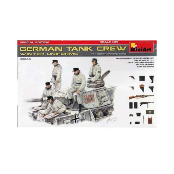 Miniart German Tank Crew Winter Special (1/35) 35249 Miniart German Tank Crew Winter Special (1/35) 35249