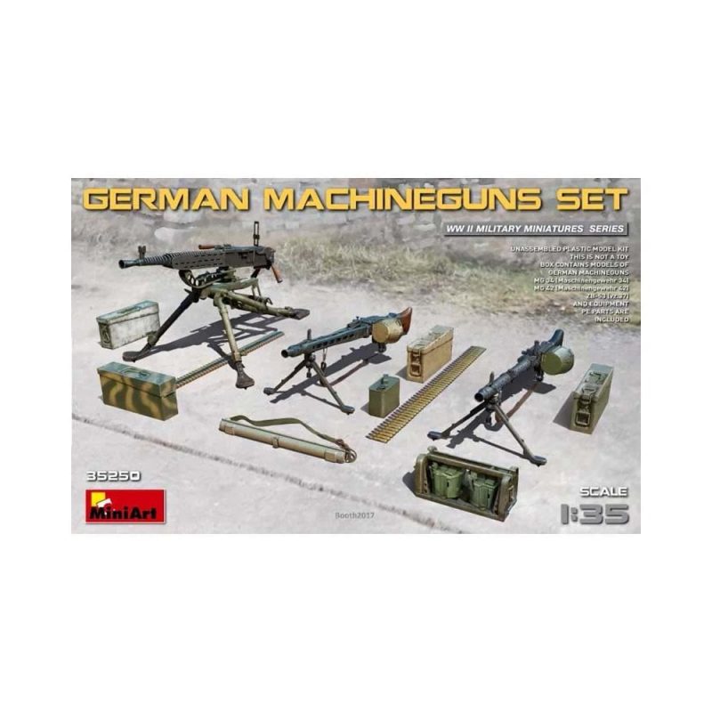 Miniart German Machine Gun Set (1/35) 35250