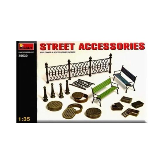 Miniart Street Accessories (1/35) 35530 Miniart Street Accessories (1/35) 35530