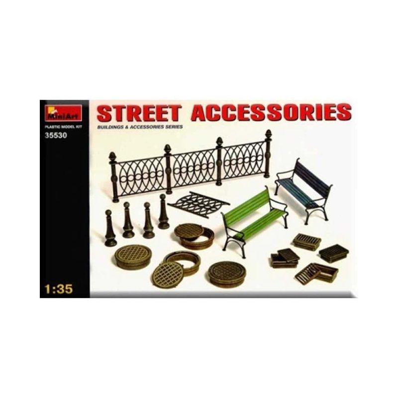 Miniart Street Accessories (1/35) 35530