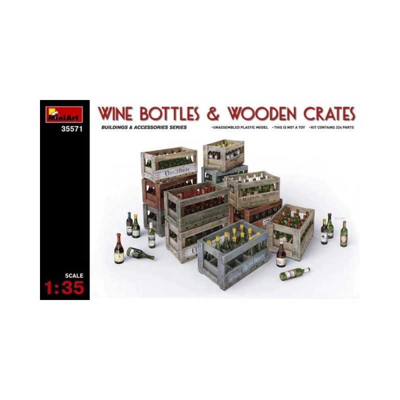 Miniart Wine. Beer. Milk Bottles and (1/35) 35571