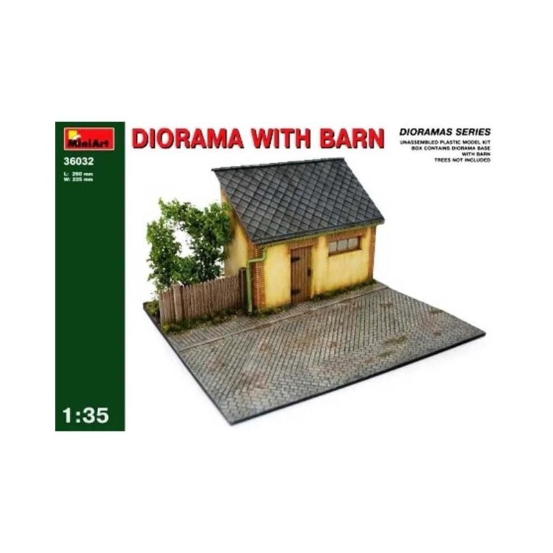 Miniart Diorama with Barn (1/35) 36032 Miniart Diorama with Barn (1/35) 36032