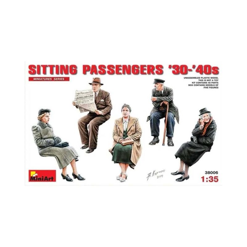 Miniart Sitting Passengers (1/35) 38006