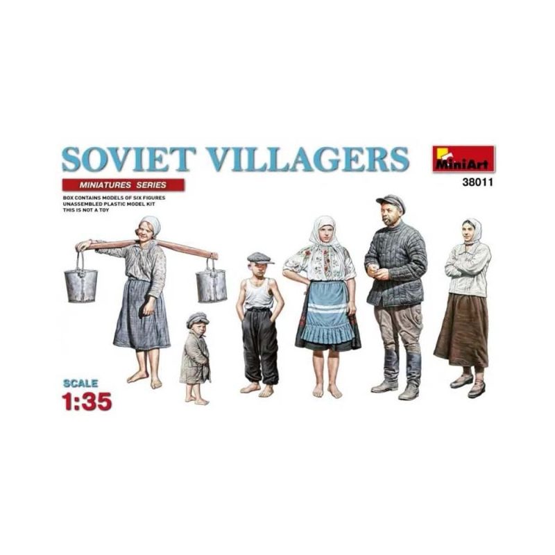 Miniart Soviet Villagers (1/35) 38011