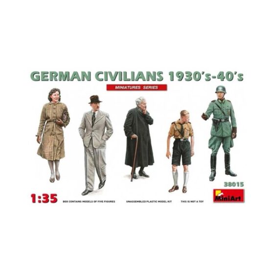 Miniart German Civilians 1930-40s (1/35) 38015 Miniart German Civilians 1930-40s (1/35) 38015