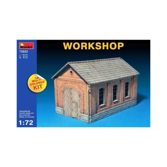 Miniart Workshop (Multi Coloured Kit) (1/72) 72022 Miniart Workshop (Multi Coloured Kit) (1/72) 72022