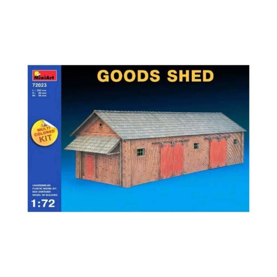 Miniart Goods Shed (Multi Coloured Kit) (1/72) 72023 Miniart Goods Shed (Multi Coloured Kit) (1/72) 72023