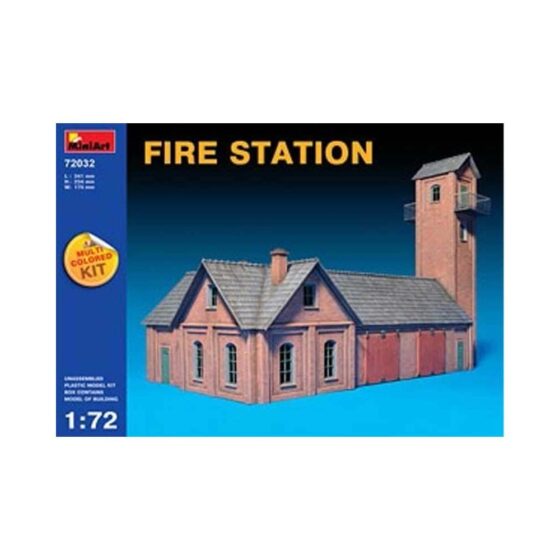 Miniart Fire Station (Multi Coloured Kit) (1/72) 72032 Miniart Fire Station (Multi Coloured Kit) (1/72) 72032