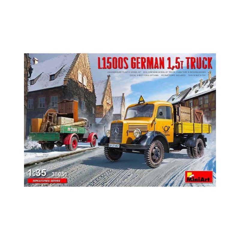 Miniart L1500S German 1.5t Truck (1/35) 38051