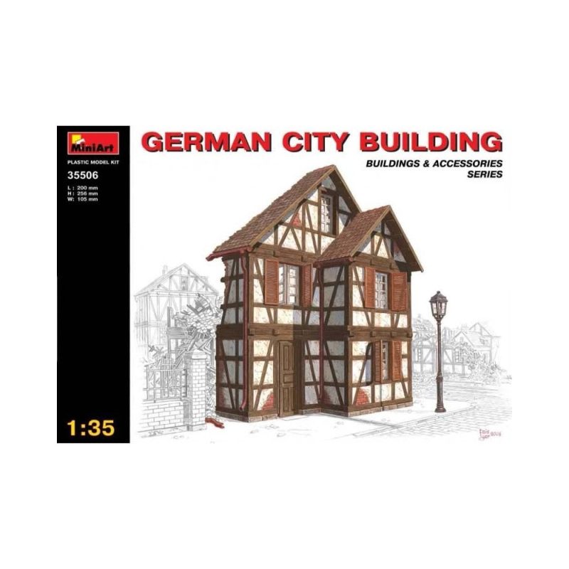 Miniart German City Building (1/35) 35506