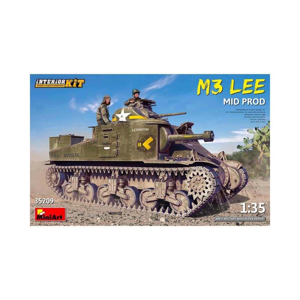 Miniart M3 Lee Mid. Production (1/35) 35209 Miniart M3 Lee Mid. Production (1/35) 35209