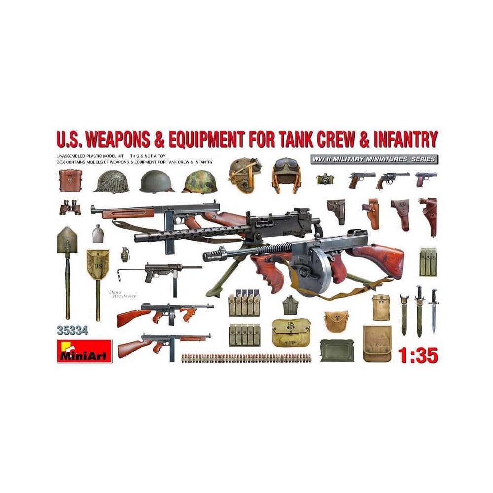 Miniart U.S. Weapons & Equipment (1/35) 35334 Miniart U.S. Weapons & Equipment (1/35) 35334