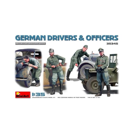Miniart German Drivers & Officers (1/35) 35345