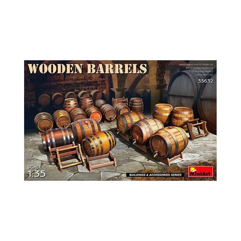 Miniart Wooden Barrels (1/35) 35632
