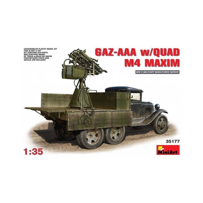 Miniart GAZ-AAA w/ Quad M-4 Maxim (1/35) 35177