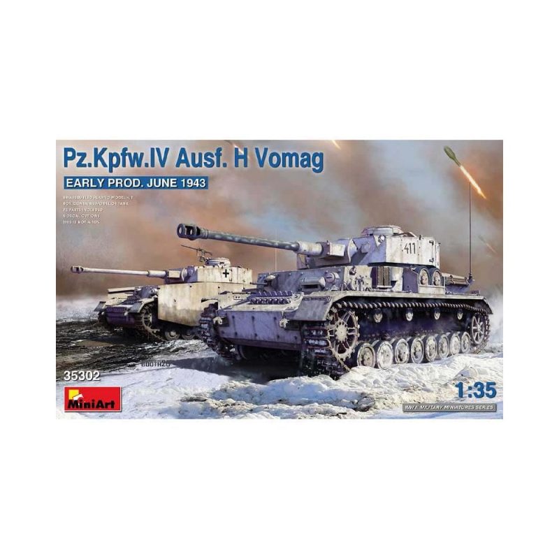 Miniart Pz.Kpfw.IV Ausf. H Vomag Early Prod (1/35) 35302