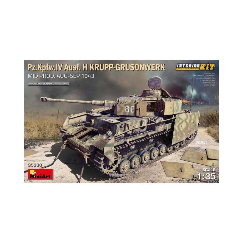 Miniart Pz.Kpfw.IV Ausf.H Krupp-Grusonwerk IntKit (1/35) 35330
