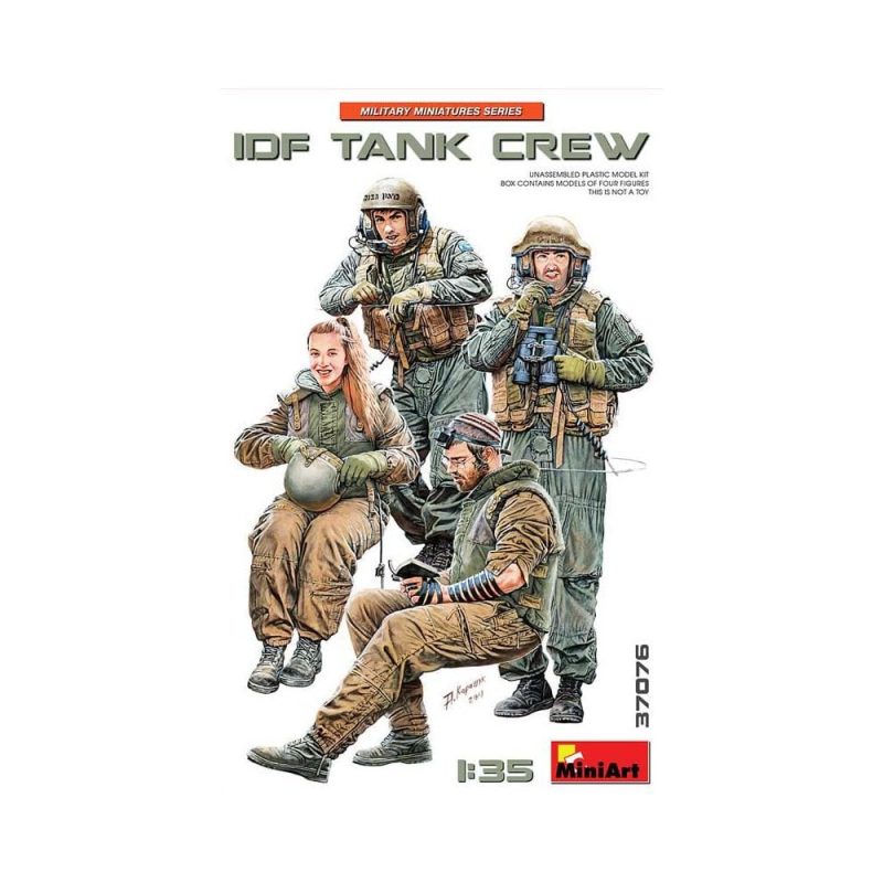 Miniart IDF Tank Crew (1/35) 37076