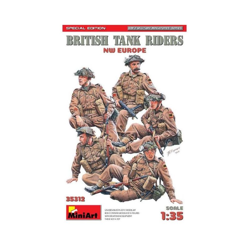 Miniart British Tank Riders (NW Europe) Special Edition (1/35) 35312