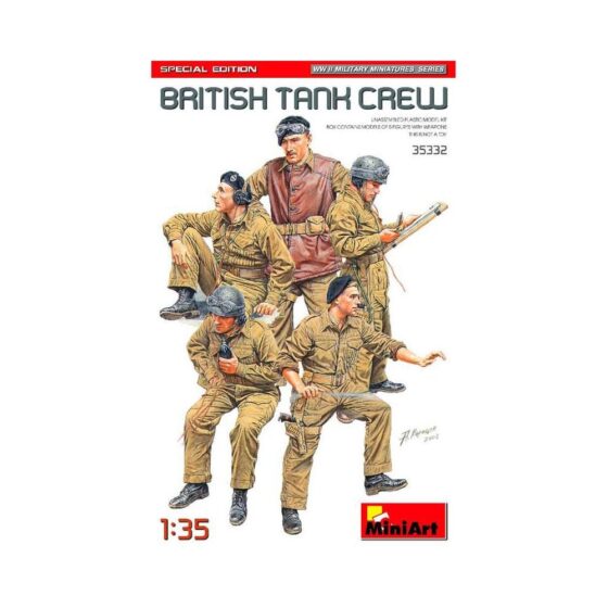 Miniart British Tank Crew - Special Edition (1/35) 35332 Miniart British Tank Crew - Special Edition (1/35) 35332