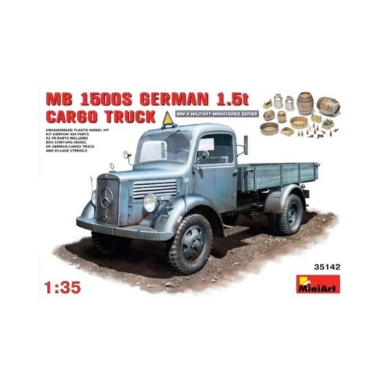 Miniart L1500S German 1.5t 4x2 Cargo Truck (1/35) 35142 Miniart L1500S German 1.5t 4x2 Cargo Truck (1/35) 35142