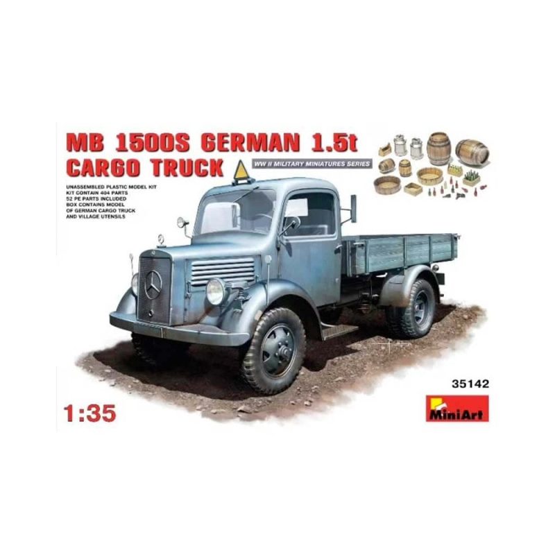Miniart L1500S German 1.5t 4x2 Cargo Truck (1/35) 35142