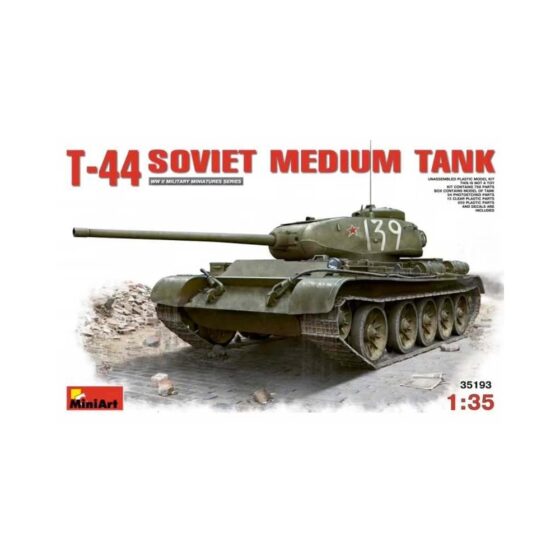 Miniart T-44 Soviet Medium Tank (1/35) 35193 Miniart T-44 Soviet Medium Tank (1/35) 35193